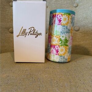 Lilly Pulitzer GWP Insulated Slim Can Tumbler Sway With Me NIB